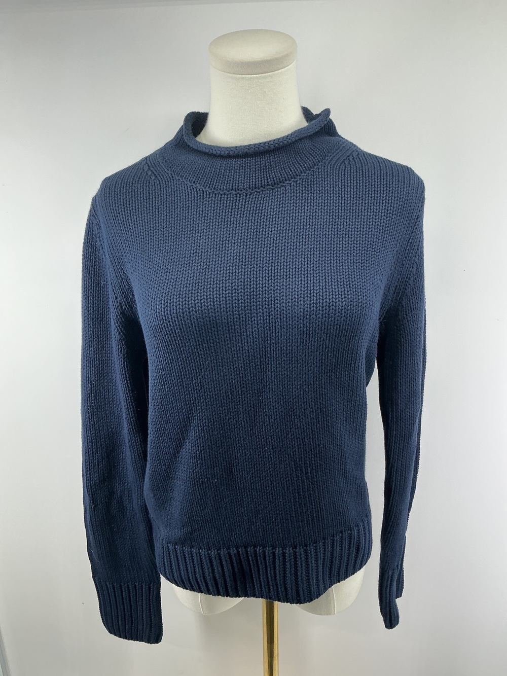 100% Organic Cotton Roll Neck Sweater